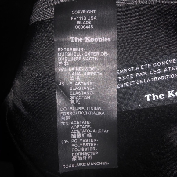 NWT The Kooples Prince De Galles Cropped Blazer - Picture 10 of 16